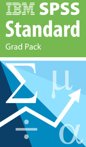 IBM SPSS Statistics Standard Grad Pack v.29  Windows/Mac (Download) - 6 Month