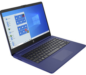 HP 14-DQ 14" Intel Celeron 4GB RAM 64GB eMMC Laptop with Office 2024 (Indigo Blue)